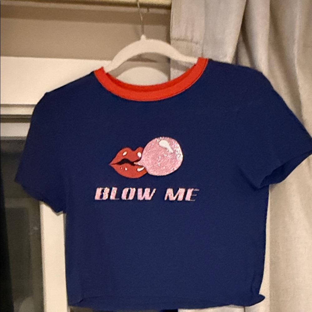 Urban Outfitters Blow Me crop top